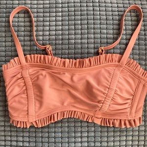 Coral Pink Bikini Top